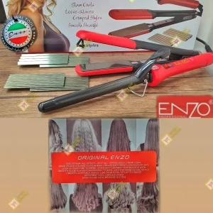 بكج (ستريتر + فير + مكسر + مطعج للشعر ) انزو 