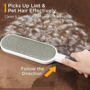 فرشاة ازالة الوبر والغبار والعوالق و الشعر 