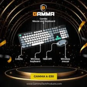 كيبورد وماوس لاسلكي GAMMA K-530