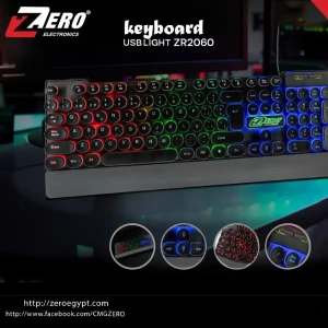 كيبورد CRASH X60 – تجربة ألعاب بإضاءة RGB! 