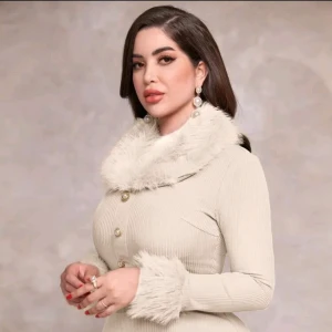 فستان عربي أنيق بأكمام طويلة