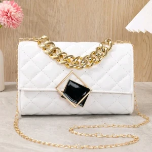 حقيبة كروس صغيرة بقفل سلسلة