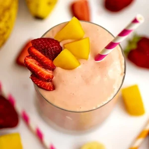 fresh juice banunu strawberry كبير