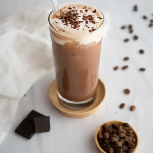 mocha iced coffee وسط