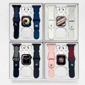 Coffret W26 PRO MAX Montre Connectée + Airpods - Noir