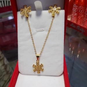 Série plaque or سلسلة + boucles