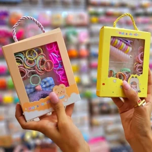 Box accessoires cheveux pour fillette 