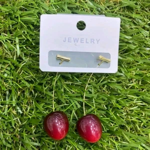 Boucles d'oreilles cerises 