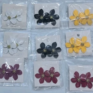 Boucles d'oreilles fleur 