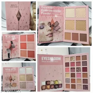 Makeup Book Palette Kit Base, Eyebrow Contour Concealer Eyeshadow