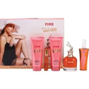 Pink Sexy Scandal 5 in 1 Perfume Set - Premium Gift Box