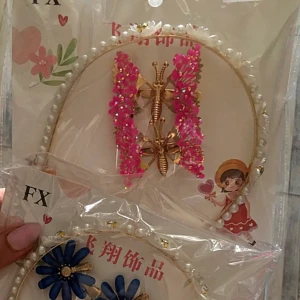 Pack Serre tête+ 2 pinces cheveux papillons 