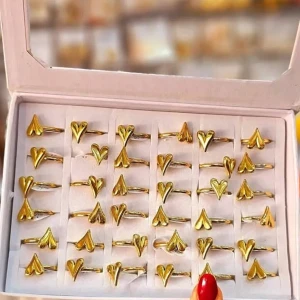 خاتم قلب stainless steel 