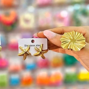 Boucles d'oreilles stainless steel 