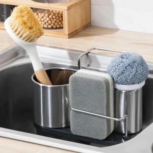 Porte-éponge de cuisine et organisateur suspendu pour évier – منظ