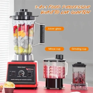 Soni Five Mixeur Blender Multifonction 3en1 Ultra Puissant 7500W 