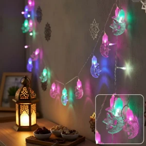 Guirlande Cristallisée Lumineuse Ramadan – أضواء متدلية كريستالية