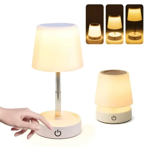 Lampe de chevet télescopique LED rechargeables lumière chaude – م