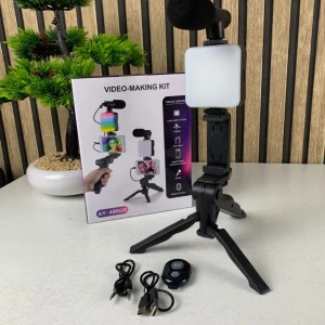 Kit de Vlogging pour smartphone et appareil photo avec microphone