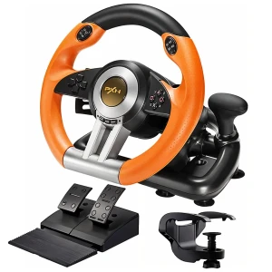 PXN V3 Pro Volant de Course à 180° avec Pédales et Retour de Vibr