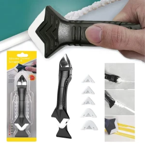Lisseur Joint Silicone Outil 5 en 1 pour Tous Types de Joints