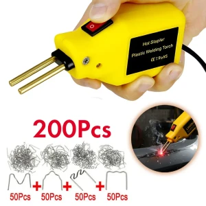 Mini Soudeuse de Plastique Parechoc 50W avec 200 agrafes inclus –