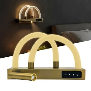 Applique murale moderne à intensité variable avec à 180 dégrée – 