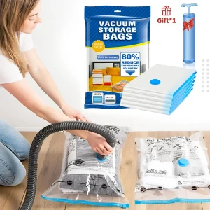 Pack de 5 Sacs Sous-Vide refermables et réutilisables + Pompe Inc