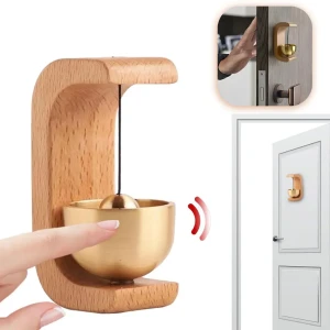 Sonnette de porte vintage style japonais en bois – جرس باب بتصميم