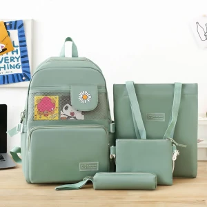 Ensemble de sacs d’école Kawai pour adolescents 4Pcs Guiyu V4 Ver