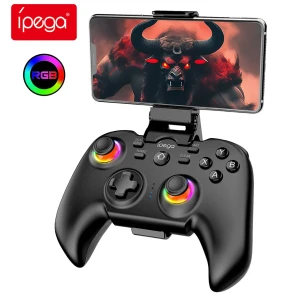 Manette de jeu sans fil IPEGA PG-9115 avec poignets lumineux RGB 