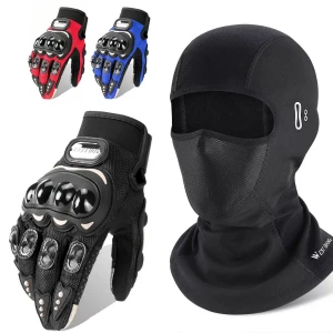 Pack Moto Hiver Cagoule Professionnel + Gants Pro Biker respirant