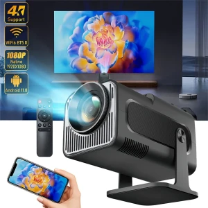 Projecteur portable Full HD HY320 Android 11 WiFi6 et Bluetooth 5