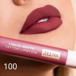 زينا أحمر شفاه سائل مات No.100