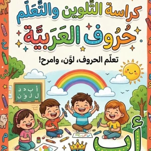 رقمي كراسة التلوين والتعلم حُرُوف العربية
