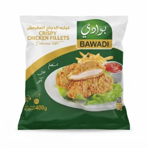 كيس مجمد من فيليه الدجاج المقرمش بوزن 400 غرام 