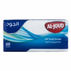 مناديل وجه ناعمة من ماركة الجود (AL-JOUD) طراز 600 سحبة