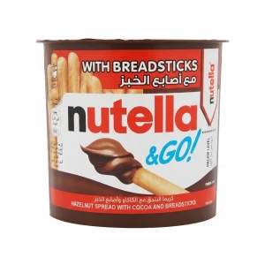 نوتيلا شوكلا مع بسكويت اصابع