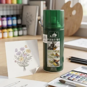بخاخ مثبت لحماية الرسمات 