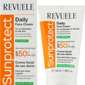 واقي شمس للبشرة الدهنية ريفويل Revuele Sunprotect Oil Control