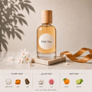 عطر مستوحى من مونتال روز مسك 100ML