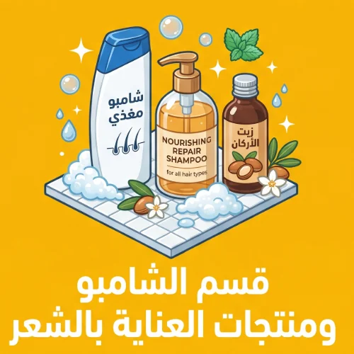 قسم الشامبو و العناية بالشعر للكبار